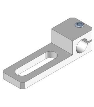 Collegamento tubo 16 supporto ventosa M14 FP